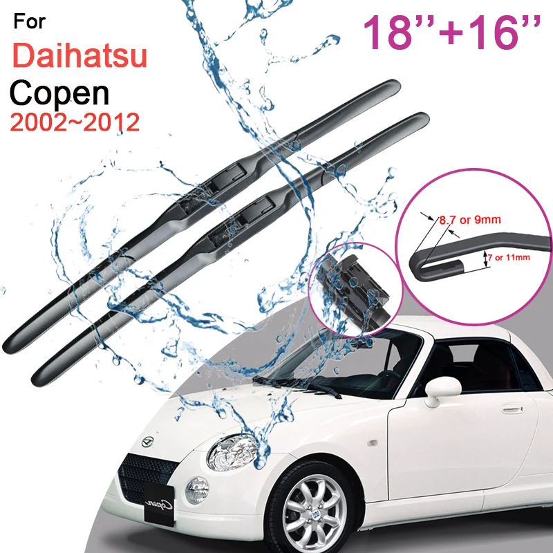 Car Front Windshield Wiper Blades for Daihatsu Copen L880 2002 2003 2004~2012 - £19.36 GBP