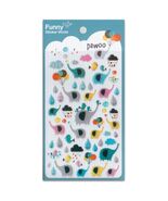 CUTE ELEPHANT STICKERS Pawoo Bird Kawaii Gel Sticker Sheet NEW Craft Scr... - €2,13 EUR