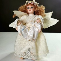 Seymour Mann Bless the Children Angel Limited Edition Porcelain Doll 13in Stand - £23.97 GBP