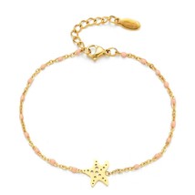 ZMZY Boho Stainless Steel Starfish Charm Bracelets For Women Fashion Jewelry Sta - $11.33