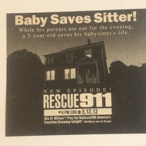Rescue 911  Vintage Print Ad Advertisement William Shatner Tv Guide Pa7 - $4.94