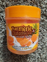 Turmeric and Glutathione shower scrub with Extra Whitening Glutathione K... - £29.01 GBP