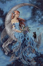 Dimensions Gold Collection Counted Cross Stitch Kit 10&quot;X15&quot;-Wind Moon Fairy (16  - £32.32 GBP