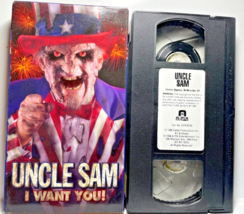 Uncle Sam VHS Lenticular Cover Horror Slasher APix Rare HTF Cult  - £21.21 GBP