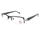Etnia Kids Eyeglasses Frames NARNIA col.BKchess Rectangular Half Rim 44-... - $65.29