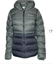 Columbia Sunrise Peak 700 Down Insulated Hooded Winter Jacket Green $160... - $94.04