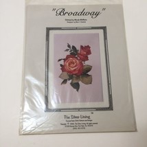 Broadway Cross Stitch Pattern Chart The Silver Lining Roses  - $9.88