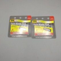 DG Body Twin Blade Refill Cartridges Pivoting Head 6qty Fits Atra Tracil Lot/2 - $11.87