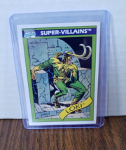 1990 Marvel Super Heroes Trading Card Impel Loki #54 - $1.97