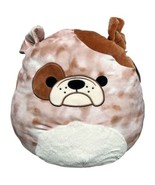 Kellytoy Squishmallow Bronk The Bulldog 16&#39;&#39; Large Plush Brown White Stu... - $445.14 MXN