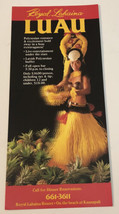 Vintage Royal Hawaiian Luau Brochure Hawaii BRO14 - £7.02 GBP