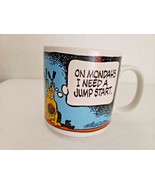 Mother Goose and Grimm Coffee Cup Mug On Mondays I Need a Jump Start Fun... - £11.64 GBP