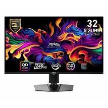 Msi - MAG321UPXQDOLED - 32&quot; Class 4K Uhd Gaming Oled Monitor - 16:9 - Black - $1,399.95