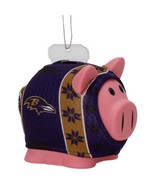 NFL Baltimore Ravens Football Team PIG Ornament Piggy Bank - £18.08 GBP