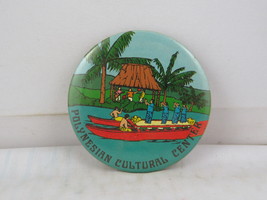 Vintage Community Pin - Polynesian Cultural Centre - Celluloid Pin  - £11.78 GBP