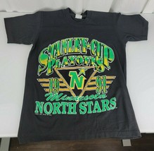 Minnesota North Stars Stanley Cup Playoffs 1991 T Shirt Logo 7 NHL Stedman 50/50 - $69.29