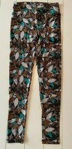 Lularoe Leggings Yoga Pants Black Brown White And Teal - $13.56