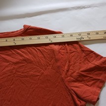 Carhartt Relaxed Fit V-Neck Women's Peach T-Shirt Top Size L (12-14) image 6