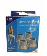 Carex Universal Tips FOR WALKERS BATH &amp; SHOWER SEATS, SET OF 4 + 2 NEW N... - €16,97 EUR