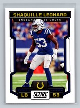 Shaquille Leonard #13 2023 Score Indianapolis Colts - £1.55 GBP