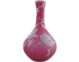 c1890 Thomas Webb English Cameo Glass Vase c - £818.08 GBP