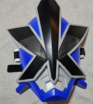 Power Rangers Super Samurai Mega Ranger Mask Hard Plastic Water Blue - £11.43 GBP