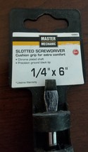 MM 1/4x6 Screwdriver,No 164969 - Cushioned grip Master Mechanic - $5.94