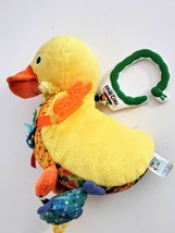 Eric Carle Yellow Duck Activity Plush Clip On 2010 Kids Preferred Stuffe... - $13.07