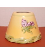 Gently Pre-Owned Small 2 3/4" Candle Shade w/ Bunches of Lilacs Green & Beige - $15.00