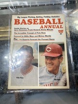 1969 Baseball Annual Magazine Willie Mays and Pete Rose Cover  - £14.81 GBP