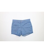 Vtg 70s Streetwear Womens Size 30 Flat Front Chambray Cut Off Shorts Blu... - $74.40 CAD
