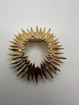 Vintage Atomic Gold Sputnik Style Designer Scarf Clip by Roger Michael 4... - £23.74 GBP