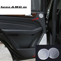 2PCS Car Styling Car o Cover Door Speaker Sticker For Mercedes Benz GLE ML W166  - £84.11 GBP