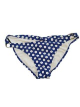 Shi womens royal blue polka dot Scrunchy Butt swim bottoms Sz Large - $11.40