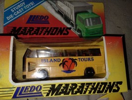 LLEDO MARATHONS DIECAST - ISLAND TOURS COACH Yellow Birds BUS - £3.93 GBP