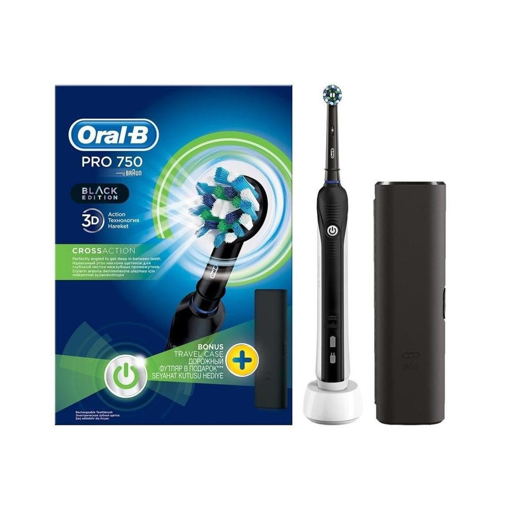 Oral B PRO 1 (750) BLACK EDITION CROSS ACTION