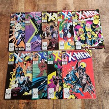 Uncanny X-Men #250-258 Marvel Comic Book Psylocke Jubilee Mystique Lot of 9 NM- - £61.15 GBP