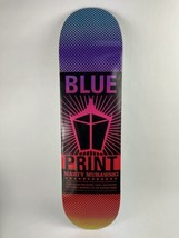 BLUEPRINT skateboards deck 8.25&quot; RARE quality Marty Murawski Pachinko - $39.99
