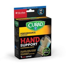 CURAD L/XL Hand Support Compression Glove - $271.21 MXN