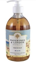 Wavertree &amp; London Natural Liquid Soap Bottle with Dispenser Pump, Beach... - $16.72