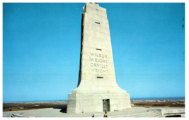 The Wright Brothers Memorial Kill Devil Hills North Carolina Airplane Postcard - £5.18 GBP