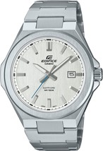 Casio Edifice EFB-108D-7A / EFB108D-7A Men&#39;s Silver Analog Watch - £118.27 GBP