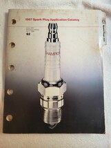 1987 Champion Spark Plug Application Catalog - $17.30 CAD