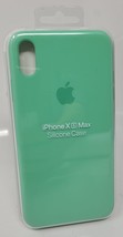Apple Silicone Case for iPhone XS Max, Authentic, Genuine Original, SPEARMINT - £6.16 GBP