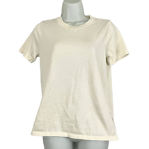 Madewell Off White Crew Neck Tee XS Womens Short Sleeve T-Shirt Top - $14.39