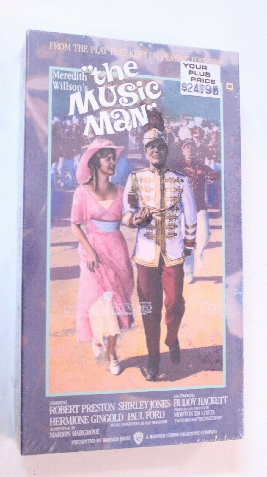 Primary image for Music Man VHS Tape Robert Preston Shirley Jones Buddy Hackett Sealed New Stock