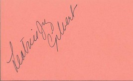 Leatrice Joy Gilbert Signed Vintage 3x5 Index Card JSA Manslaughter - £38.87 GBP