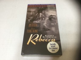 New Sealed Alfred Hitchcock “Rebecca”  VHS Laurence Olivier Joan Fontain... - £10.99 GBP