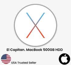 El Capitan Mac OS Operating System for MacBook Preinstalled on HDD 500GB 2.5" - $29.99