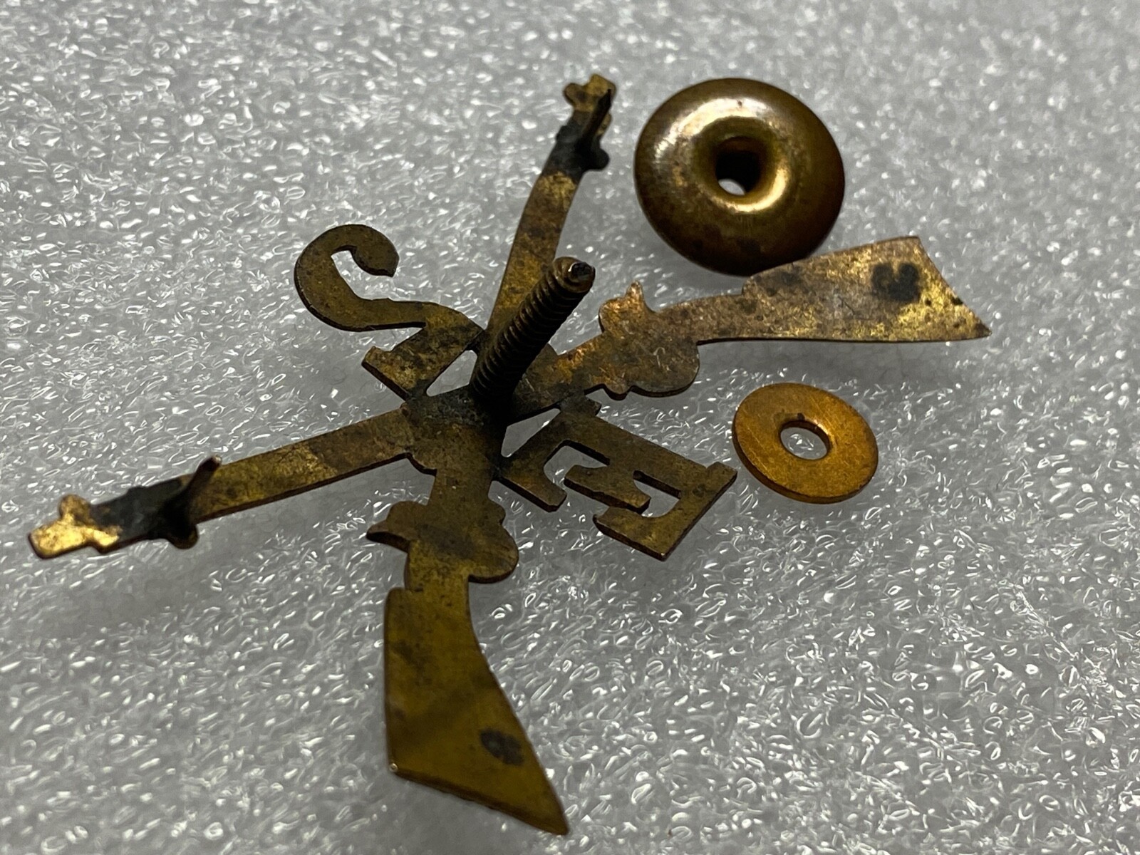 SPANAM, 2ND INFANTRY REGIMENT, E CO.  NEW YORK VOLUNTEERS, ENLISTED, CAP DEVICE Item image 2